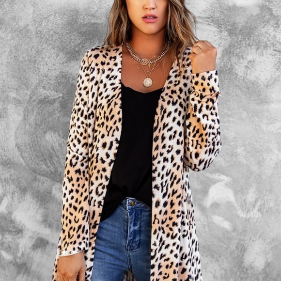 Leopard Print Cardigan - Picture 4 of 5